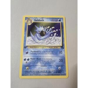 Golduck Pokemon Card 70 HP 1st Edition  Mint 35/62